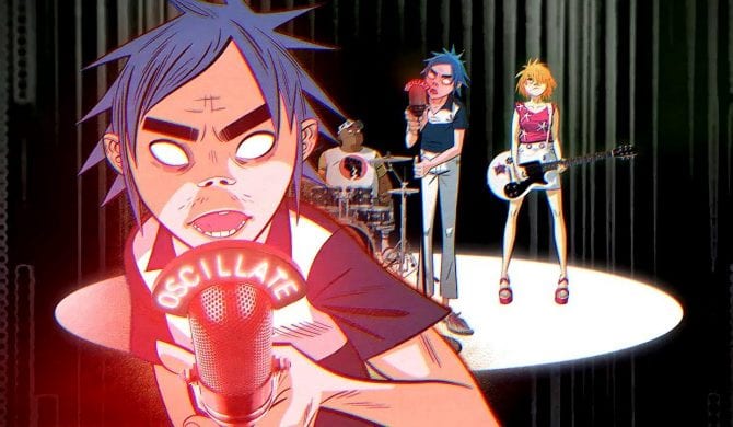 Hipnotyzujący teledysk Gorillaz Hipnotyzujący teledysk Gorillaz