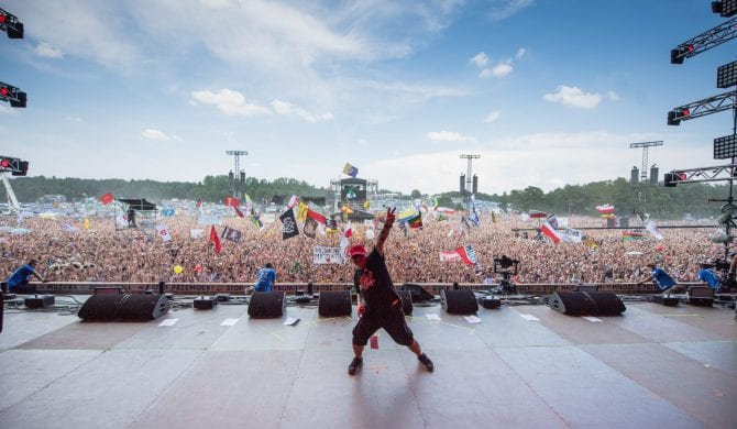 Polska straż nie schłodzi uczestników Pol’And’Rock Festivalu