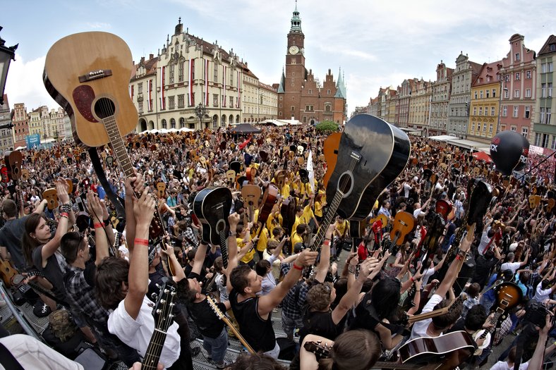 We Wrocławiu pobito gitarowy rekord Guinnessa