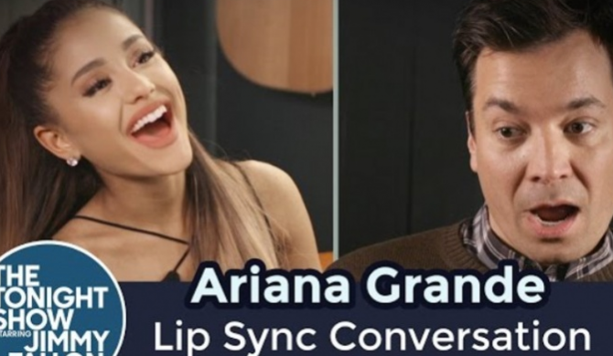 Ariana Grande, Jimmy Fallon i rozmowa z playbacku