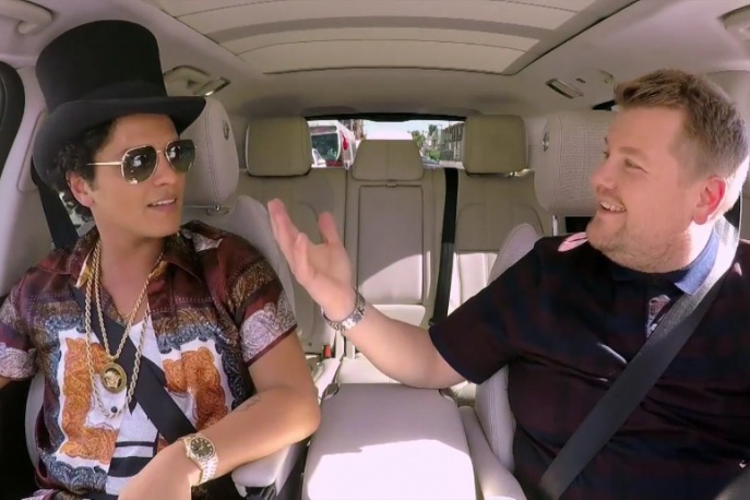 Bruno Mars w nowym odcinku Carpool Karaoke Jamesa Cordena