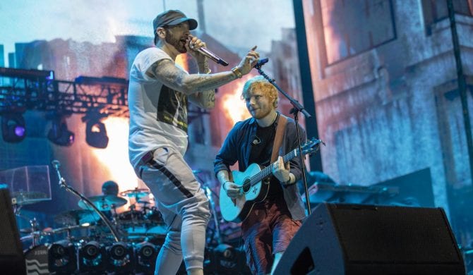 Eminem wystąpił z Edem Sheeranem podczas ceremonii wprowadzenia do Rock & Roll Hall of Fame