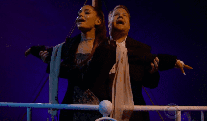 Ariana Grande daje show u Jamesa Cordena!