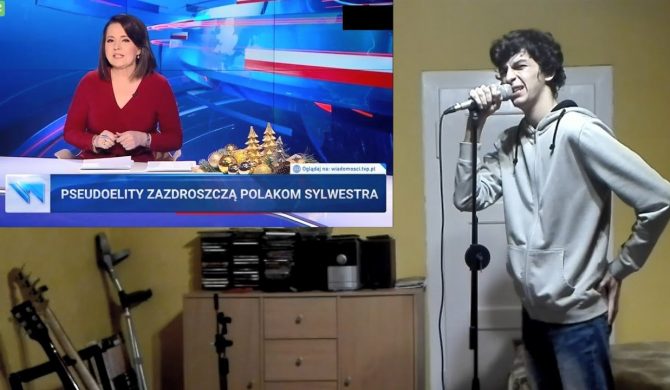 Powstała piosenka z „pasków” Wiadomości TVP