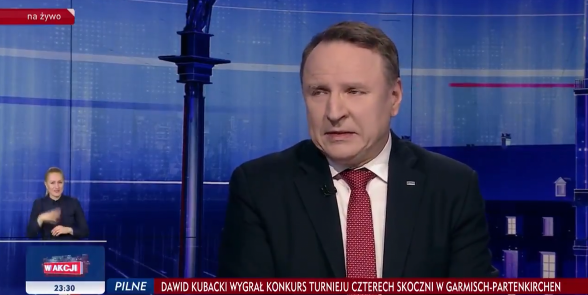 Prezes TVP wychwala sylwestra TVP na antenie TVP. I krytykuje Polsat