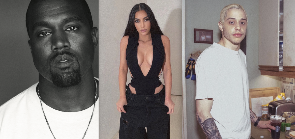 Nowy partner Kim Kardashian komentuje diss Kanyego Westa