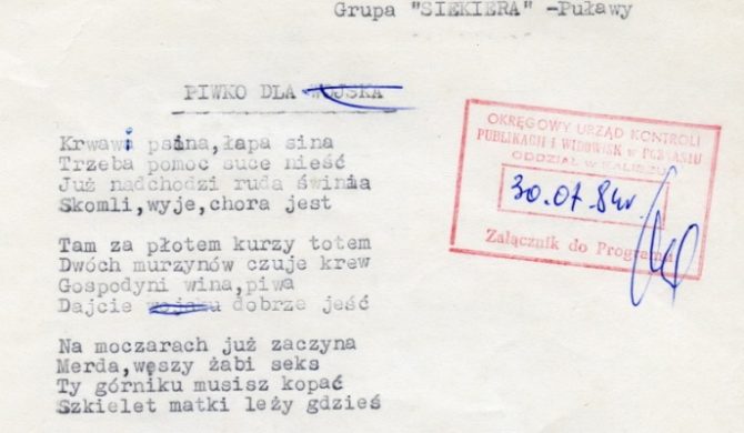 Odnaleziono archiwalne dokumenty z jarocińskich festiwali z lat 80