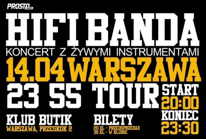 Koncert HIFI Bandy w Warszawie