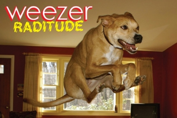 Weezer z latającym psem