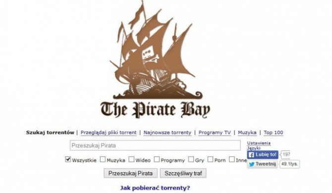 100 najczęściej „piraconych” wydawnictw w The Pirate Bay