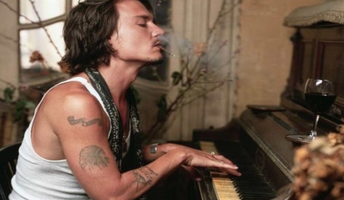 Johnny Depp nagra z Babybird