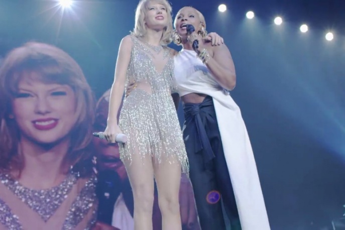 Taylor Swift na scenie z Mary J. Blige (wideo)