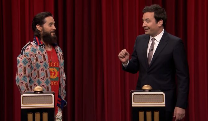 Jared Leto w quizie muzycznym Jimmy’ego Fallona Jared Leto w quizie muzycznym Jimmy’ego Fallona