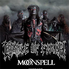 Cradle of Filth + Moonspell + support