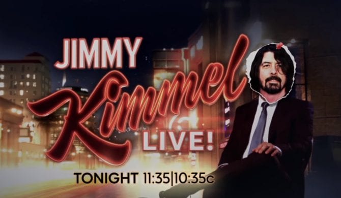 Dave Grohl zastąpił Jimmy’ego Kimmela (wideo)