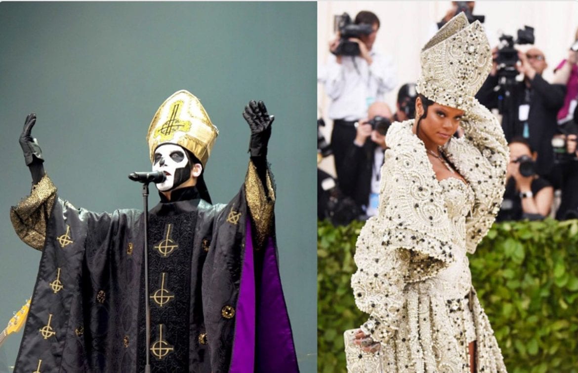 Ghost odpowiedzieli na „papieski” strój Rihanny