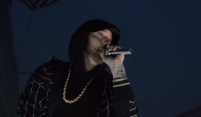 Eminem wystąpił na dachu Empire State Building