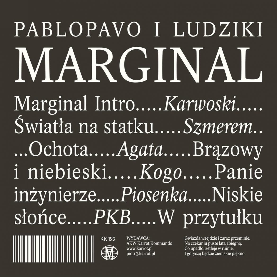 Pablopavo i Ludziki – „Marginal”