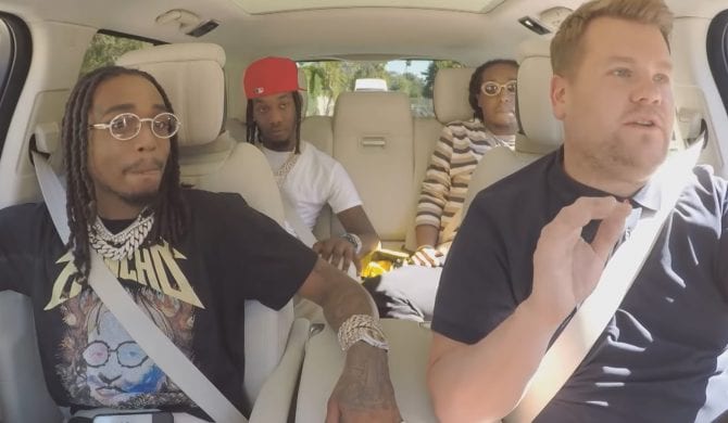 Migos w nowym odcinku Carpool Karaoke Migos w nowym odcinku Carpool Karaoke