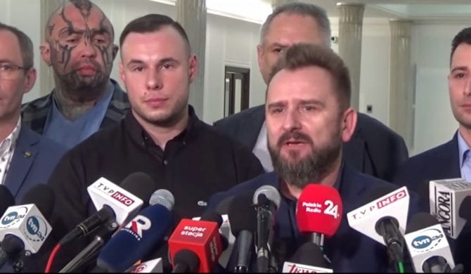 Straż marszałkowska nie chciała wpuścić Bonusa RPK i Różala do Sejmu