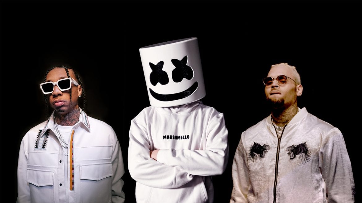 Marshmello, Tyga i Chris Brown  we wspólnym singlu