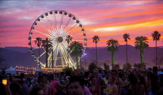 Pożar na festiwalu Coachella Pożar na festiwalu Coachella