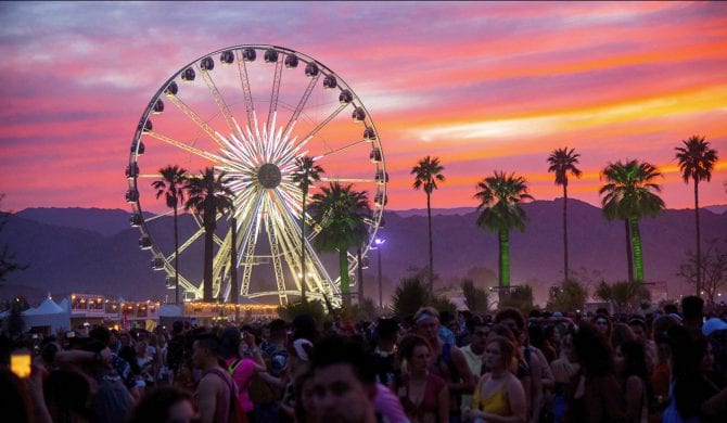 Pożar na festiwalu Coachella