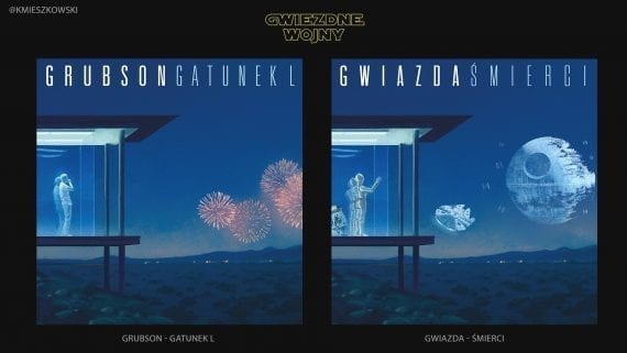 Okładki polskich płyt rapowych przeniesione do świata Star Wars