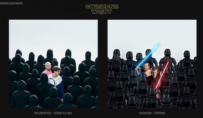 Okładki polskich płyt rapowych przeniesione do świata Star Wars Okładki polskich płyt rapowych przeniesione do świata Star Wars