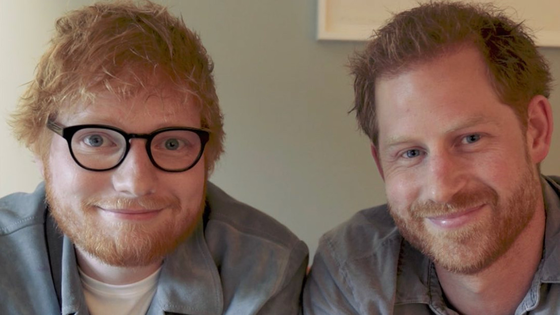 Ed Sheeran i książę Harry wspierają osoby borykające się z problemami psychicznymi