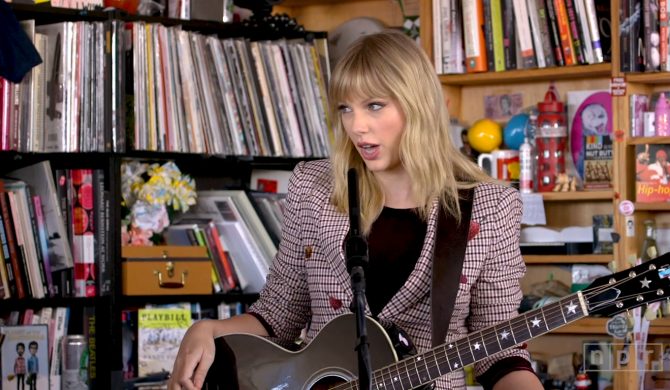 Taylor Swift w nietypowej odsłonie. Artystka pojawiła się w cyklu Tiny Desk Concert