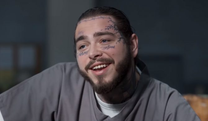 Post Malone szczerze o swoich tatuażach na twarzy
