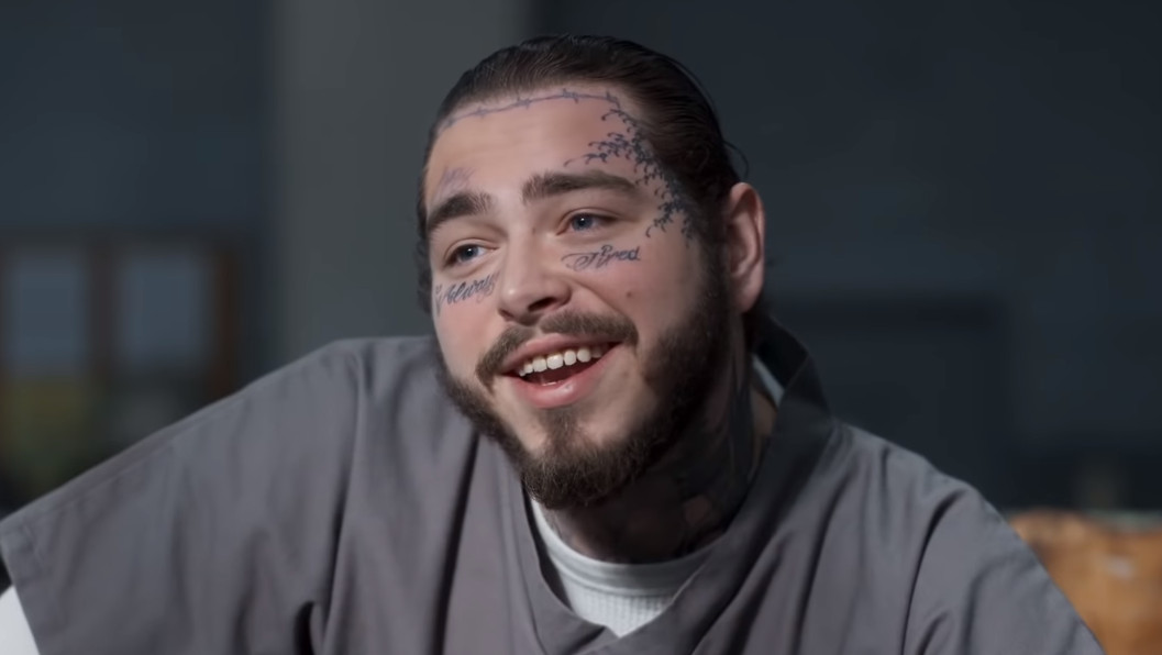 Post Malone szczerze o swoich tatuażach na twarzy