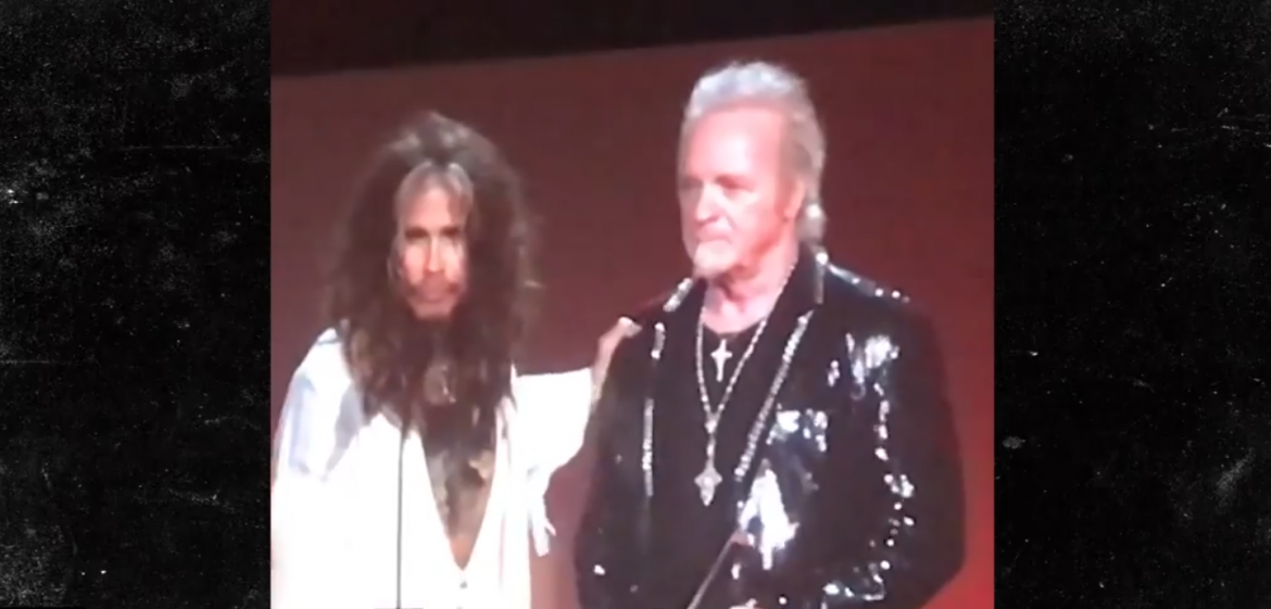 Aerosmith i „zatrzymany przez ochronę perkusista” na jednej scenie