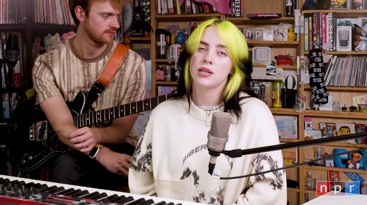 Billie Eilish w „kartonowej” wersji Tiny Desk Concert