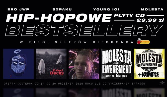 Płyty Szpaka, Molesty, Young Igiego, Eminema, 2Paca, w rewelacyjnych cenach w Biedronce