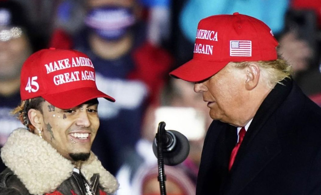 Lil Pump pojawił się na wiecu Trumpa. Prezydent zaprosił go na scenę, ale pomylił jego ksywkę