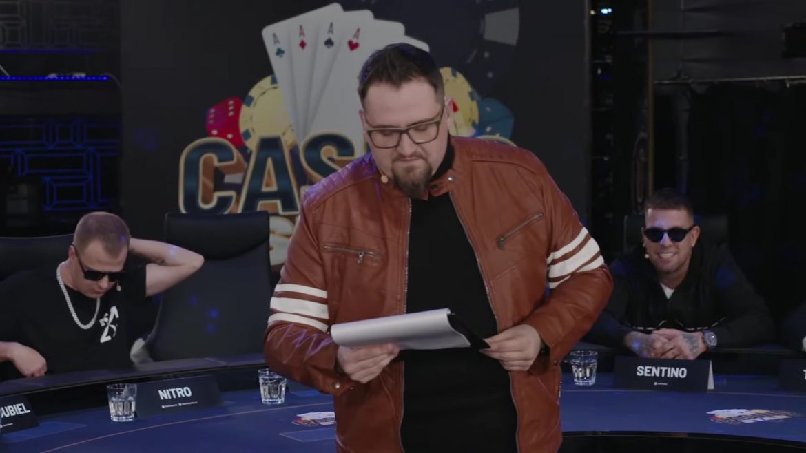 Sentino na konferencji Casino Star. Raper sprezentował buty Fagacie i usiadł przy jednym stole z Nitrozyniakiem