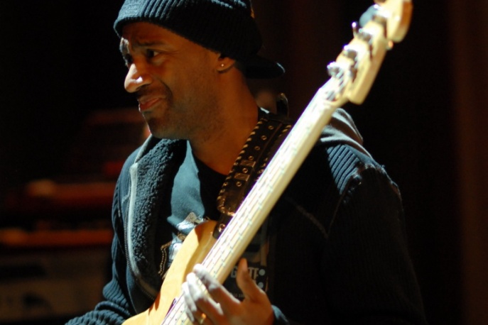 Marcus Miller na klubowym koncercie w Warszawie