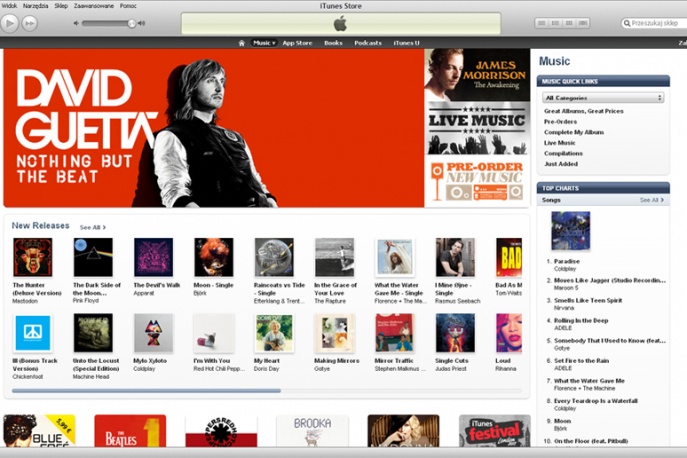 iTunes Store już w Polsce