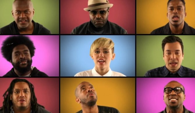 Miley Cyrus śpiewa z The Roots i Jimmym Fallonem (wideo)
