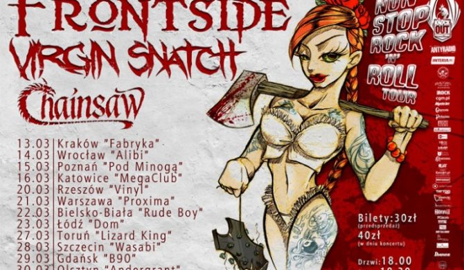 Frontside, Virgin Snatch, Chainsaw – wspólna trasa rusza już w przyszłym tygodniu