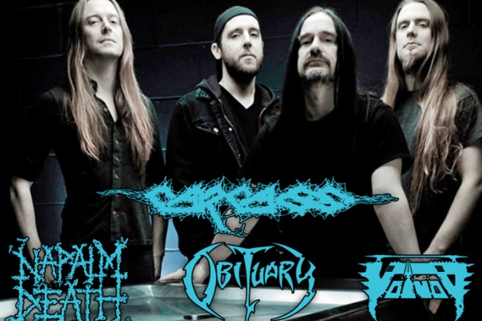 Carcass, Obituary, Napalm Death i Voivod na dwóch koncertach w Polsce